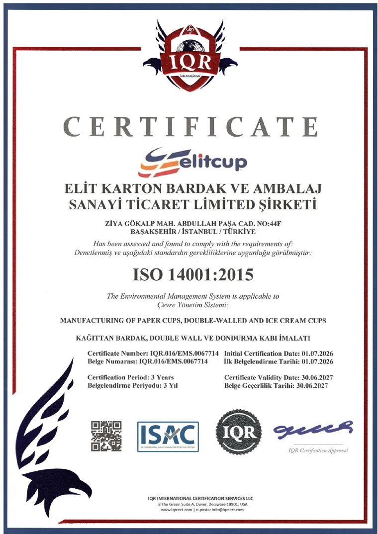 ISO 14001:2015 — Environmental Management System