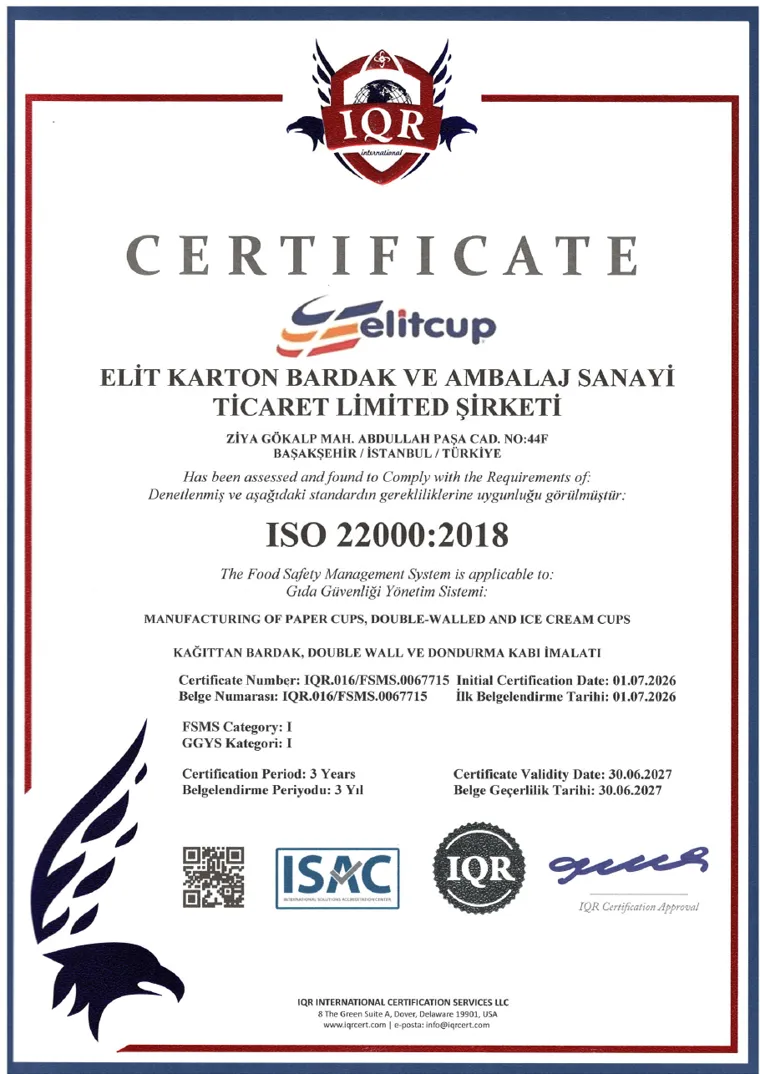 ISO 22000:2018 — Food Safety Management System