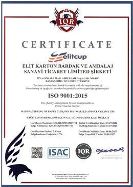ISO 9001:2015 — Quality Management System