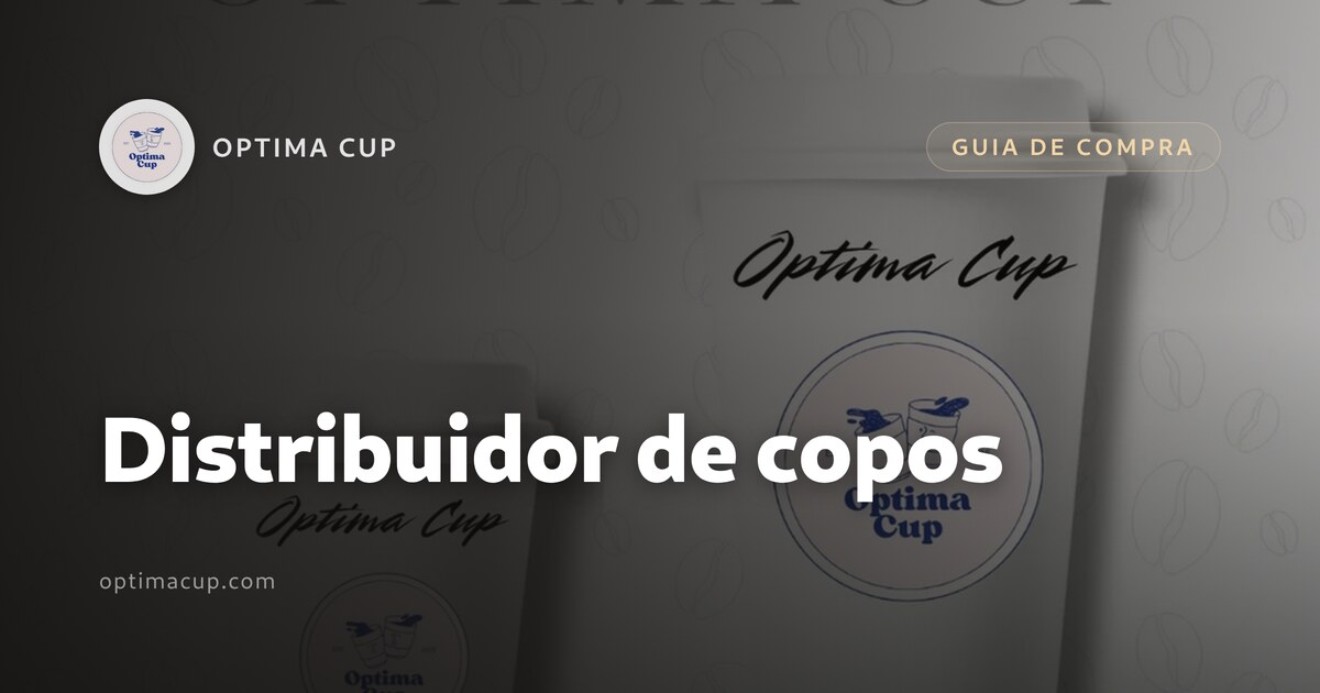 Distribuidor de copos: caixas, paletes e contentor - formatos de copo, quantidade por caixa e carga de contentor