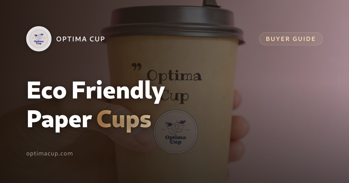 Eco Friendly Paper Cups: What to Check Before Ordering - board grammage and coating weight on the specification