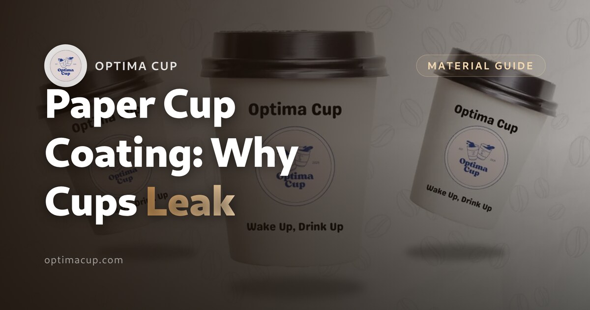 Paper Cup Coating: Why Some Cups Still Leak - inner barrier film and board weight explained