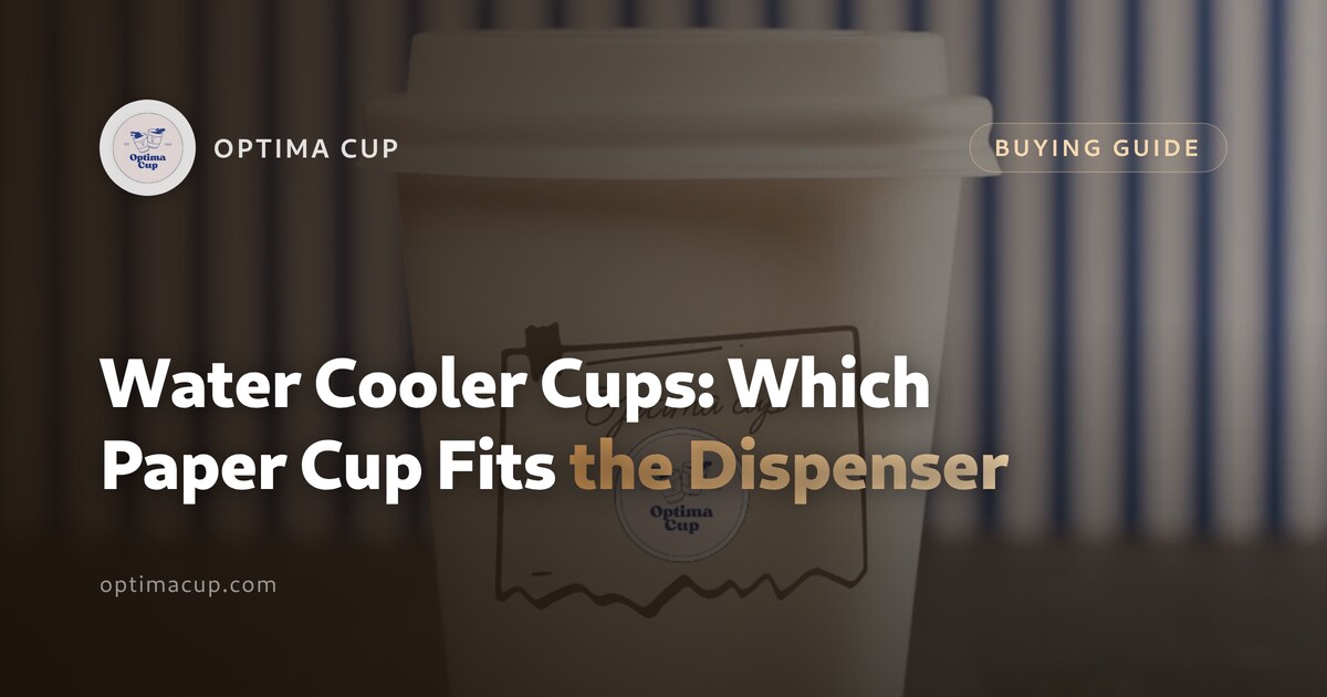 Water Cooler Cups: Which Paper Cup Fits the Dispenser - white single-wall paper cups for a water station