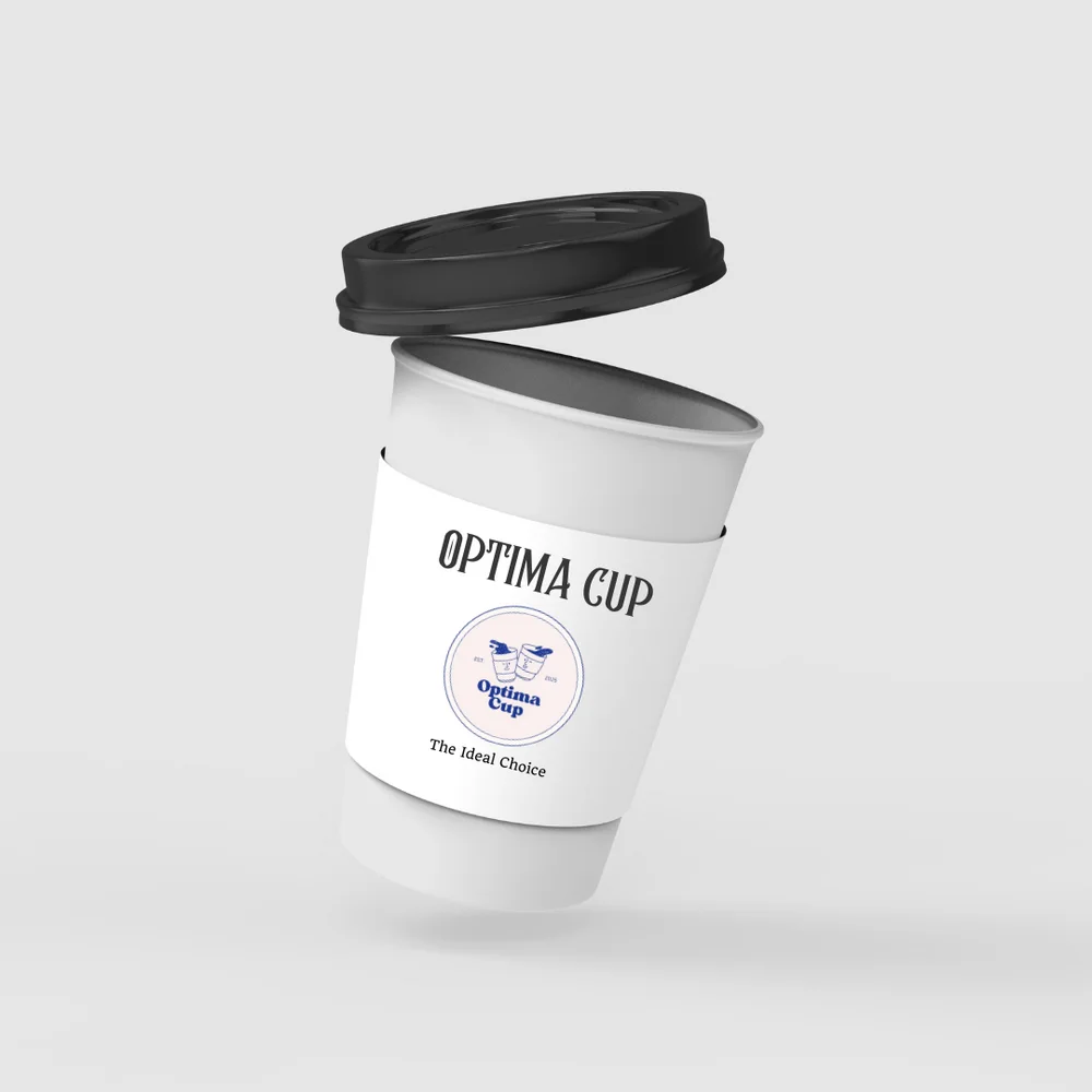 Cold drink paper cup 9 oz