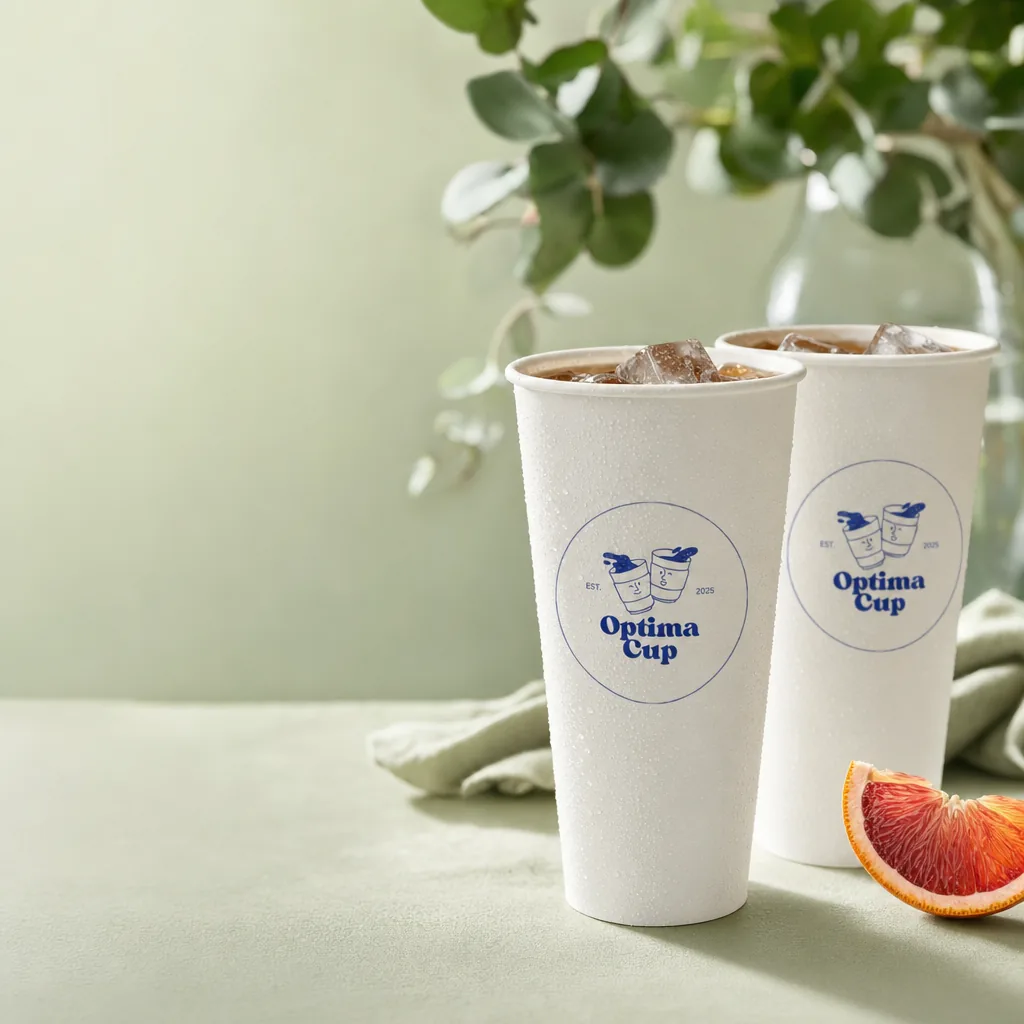 Бумажный стакан для холодных напитков 480 мл (16 oz)