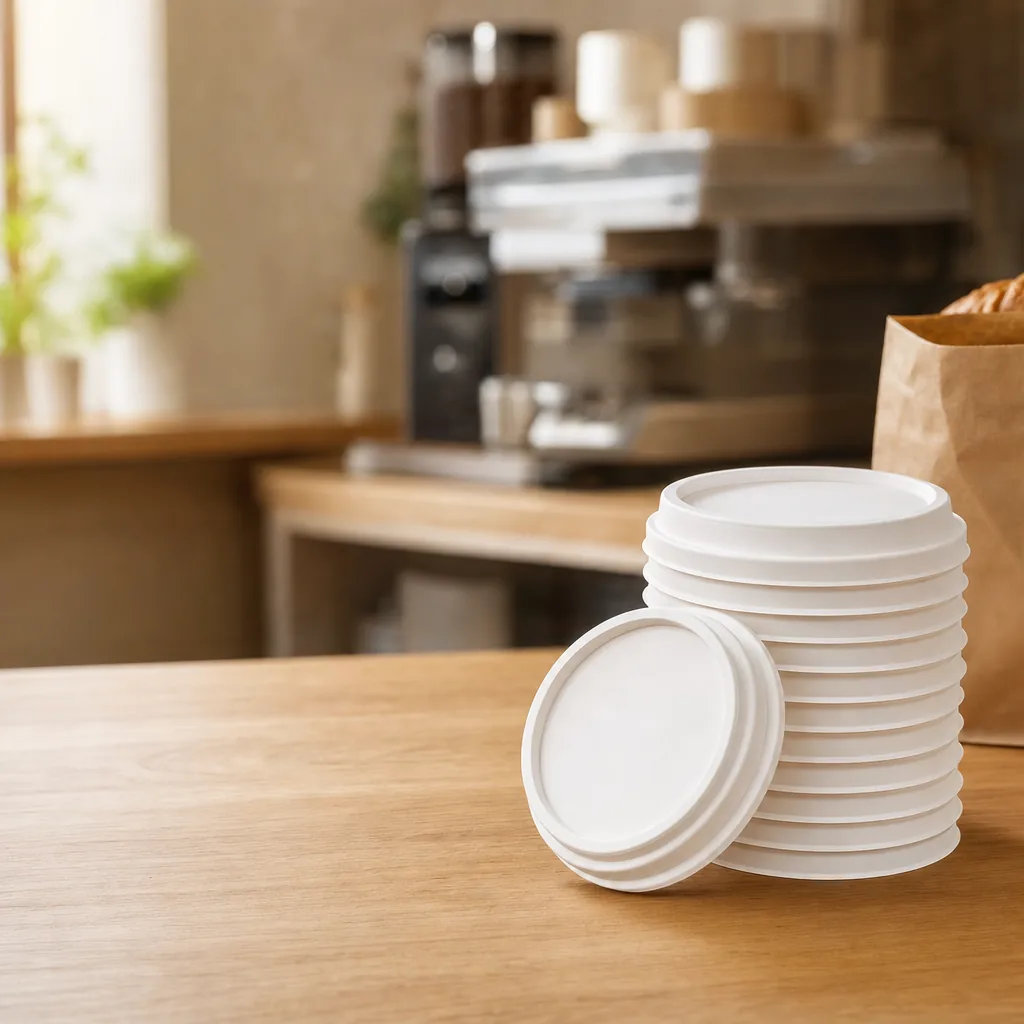 Paper cup lid 90 mm