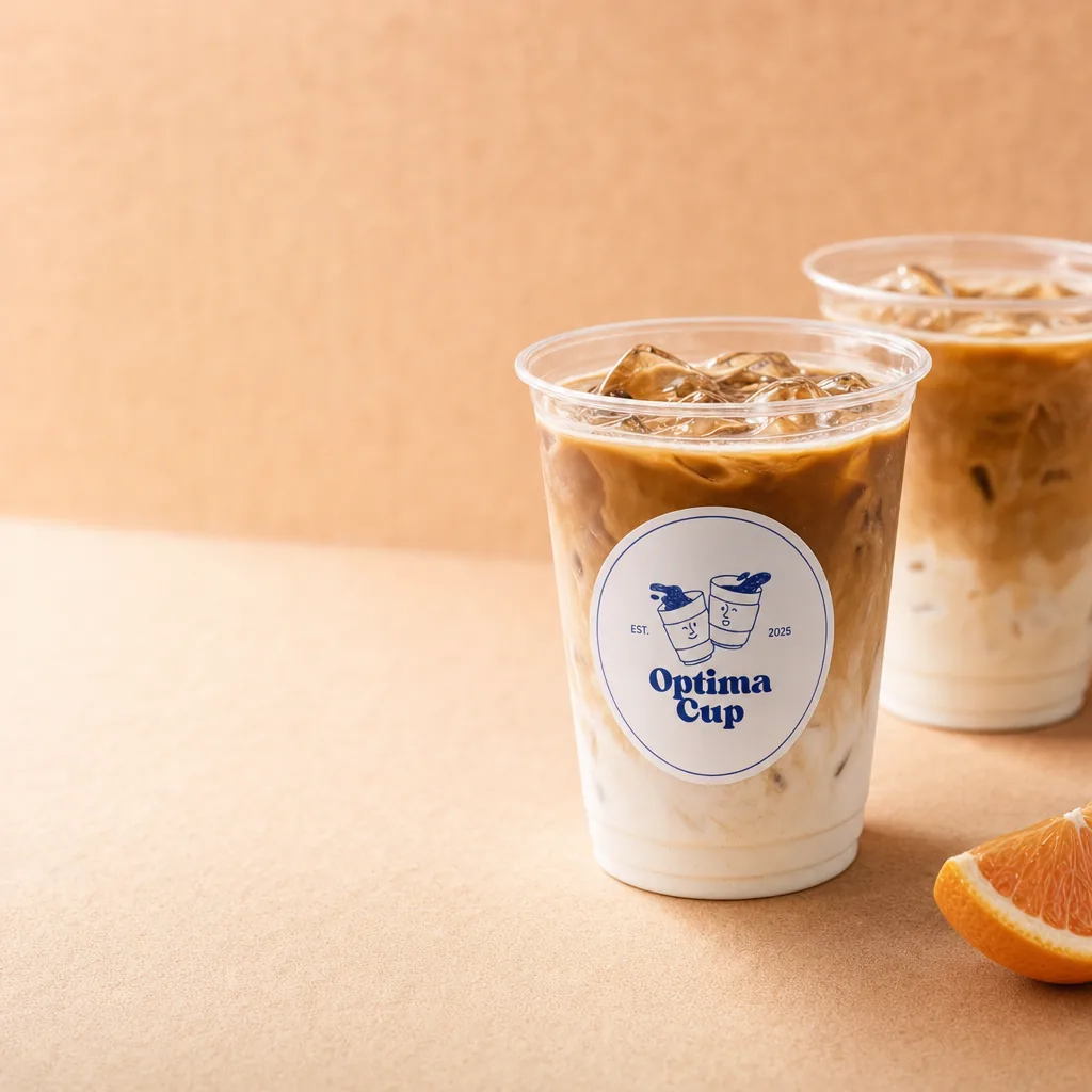 PET cup 650 ml (22 oz), with printed logo — wholesale PET cups, supplied item shipped from Turkey